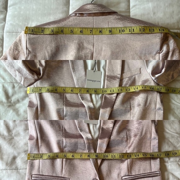 NWT Generation Love Fabien Blazer Mauve XS - Picture 14 of 16